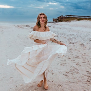 Beach Dress, Beach Boho Dress, Lace Boho Dress, Lace Bohemian Dress, Cotton Boho Dress, Maxi Boho Dress, Long Boho Dress, Maxi Beach Dress