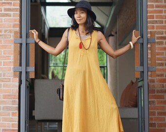mustard lace maxi dress