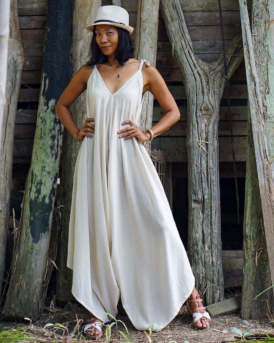 Combinaison Fille Mono Largo Algodon Combinaison Femme, Robe De