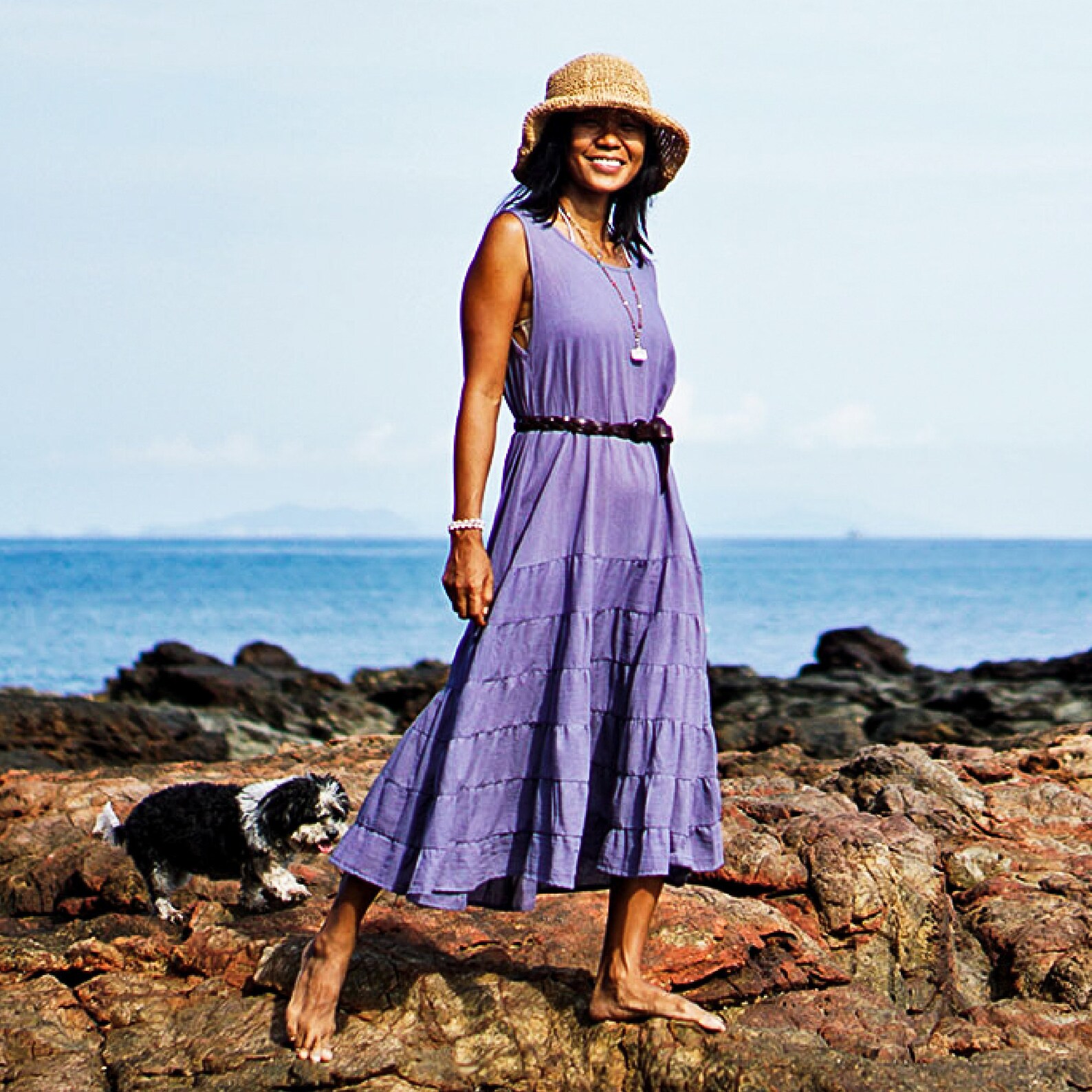 Dress Lengan Panjang Olivander Light Purple