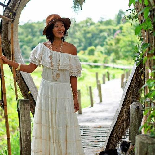 spanish style maxi dress
