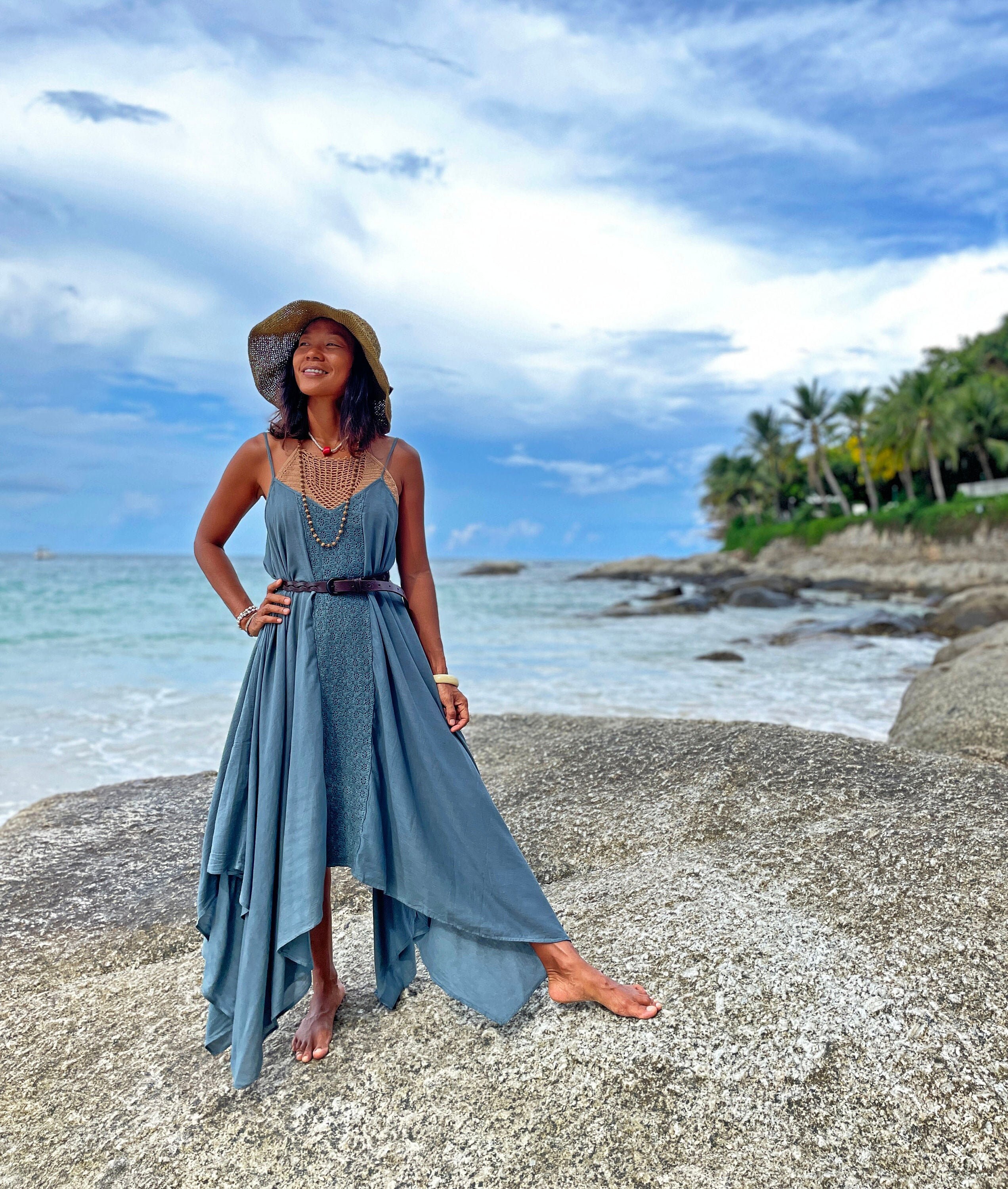 Boho Bohemian Crochet Dress ubicaciondepersonas.cdmx.gob.mx