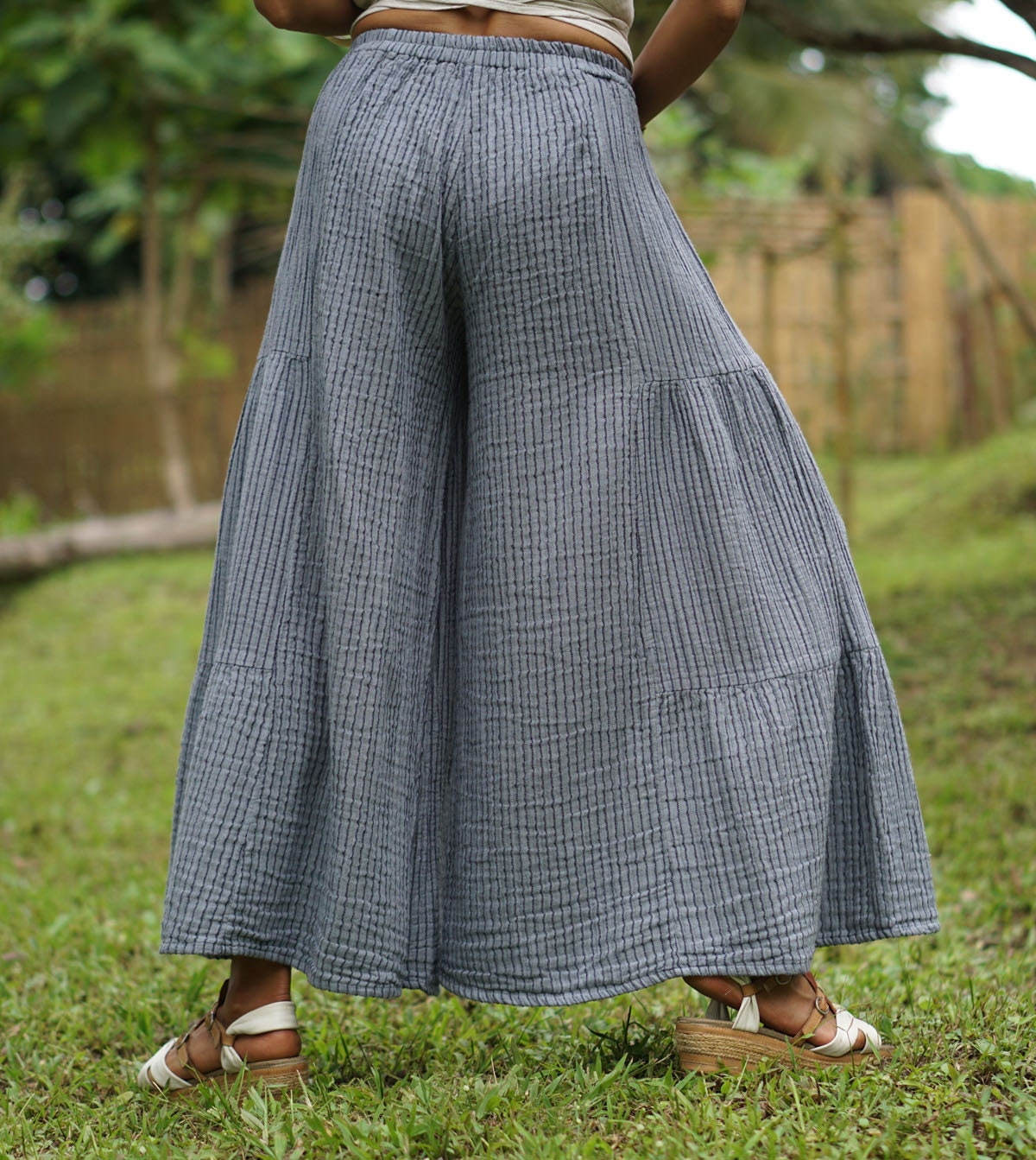 Loose Fit Striped Wide Leg Pants for Women Loose Wide Summer - Etsy