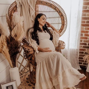 open lace back dress Pinkblush Black Ruched One Shoulder Maternity Dress main image 1