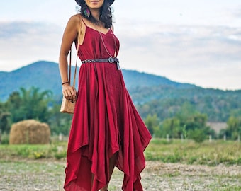 maroon boho maxi dress Buy Maroon Hand-Beaded Handspun Cotton Boho Maxi Dress Online at  SeamsFriendly main image 1