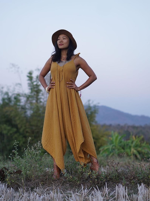 boho jumpsuit dress