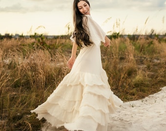 Boho Dress, Boho Wedding Dress, Bohemian Dress, Photoshoot Dress, Cotton Dress, Maxi Dress, Bohemian Wedding Dress, Long White Dress, Dress