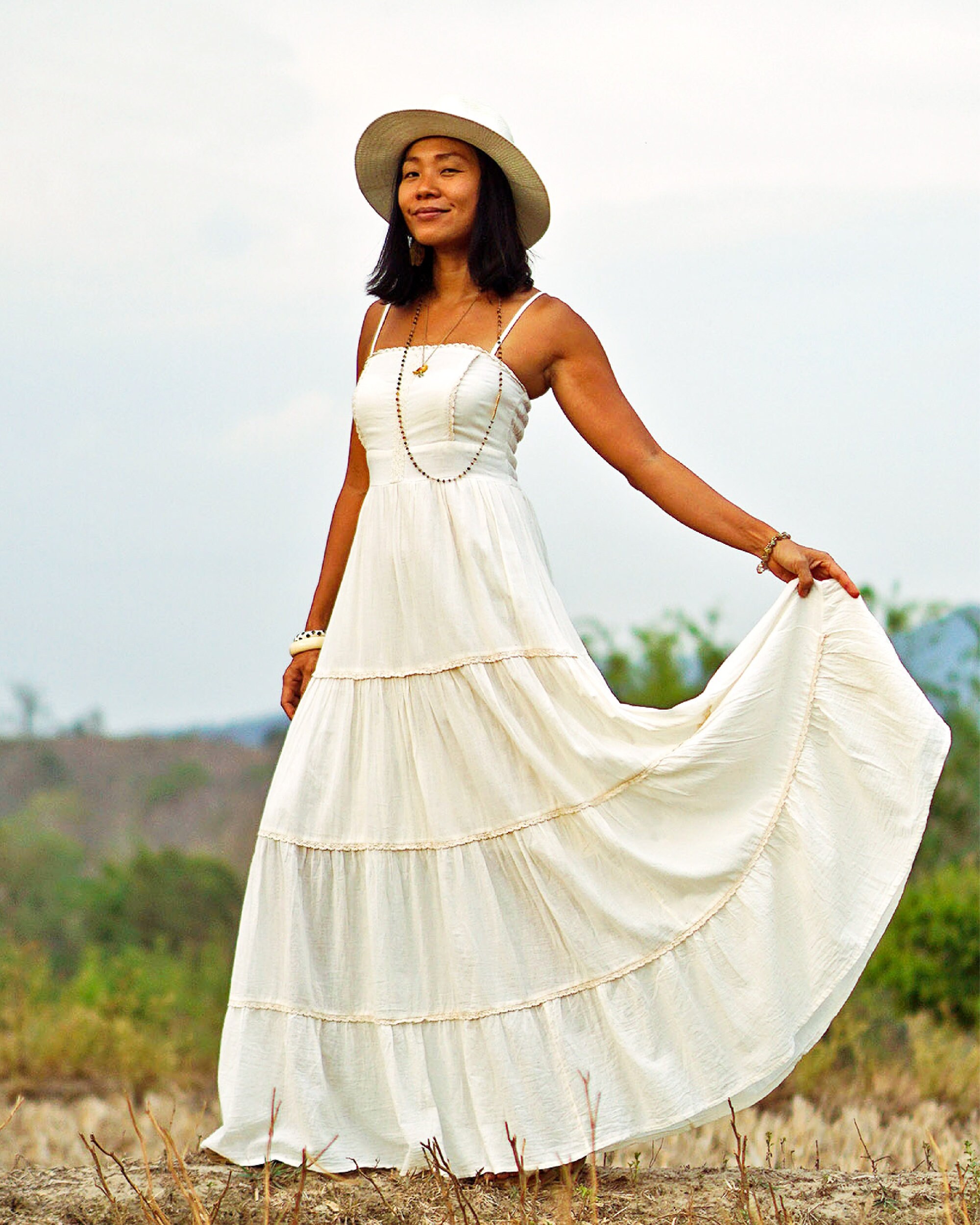 White cotton clearance dress