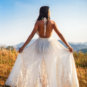 Boho Dress, Bohemian Dress, Boho Wedding Dress, Bohemian Wedding Dress, Women Boho Dress, White Boho Wedding Dress, White Boho Dress, Boho image 4
