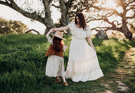Off Shoulder Lace Ruffle Dress for 
