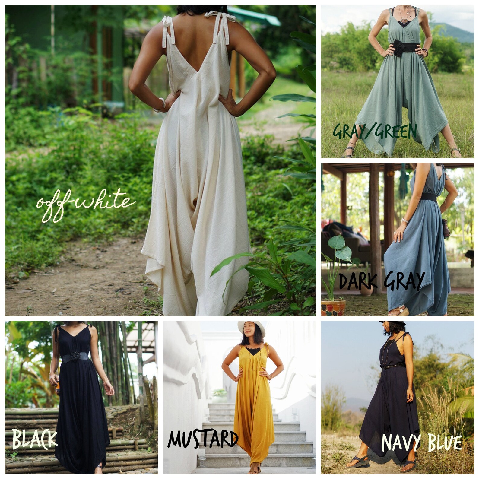 Yoga Jumpsuit Boho Jumpsuit Kundalini Jumpsuit Harem Etsy