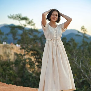 Summer Cotton Dress, Summer White Dress, Summer Long Dress, Summer Maxi Dress, Cotton Maxi Dress, Cotton Long Dress, Summer Dress, Dress