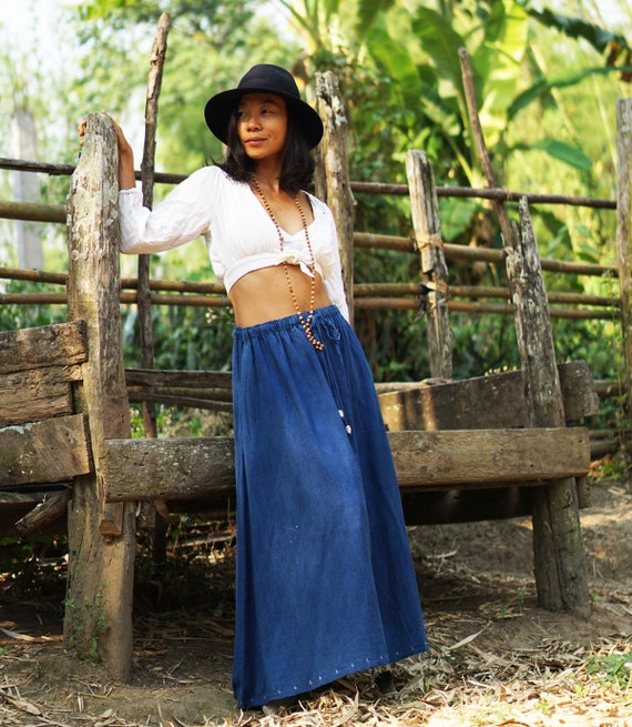 Ladies Womens Print Full Circle Skirt Blue US 14 UK 18 Ladies Womens Print Full Circle Skirt Blue US 14 UK 18