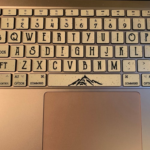 Macbook Pro Decal Keyboard Sticker Retina Skin Laptop Macbook Etsy