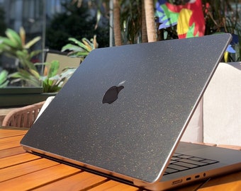 Black with gold MacBook Pro Touch 16 Skin MacBook Pro 13 Cover MacBook Air Protective Vinyl skin Anti Scratch Laptop Top and Bottom Cover