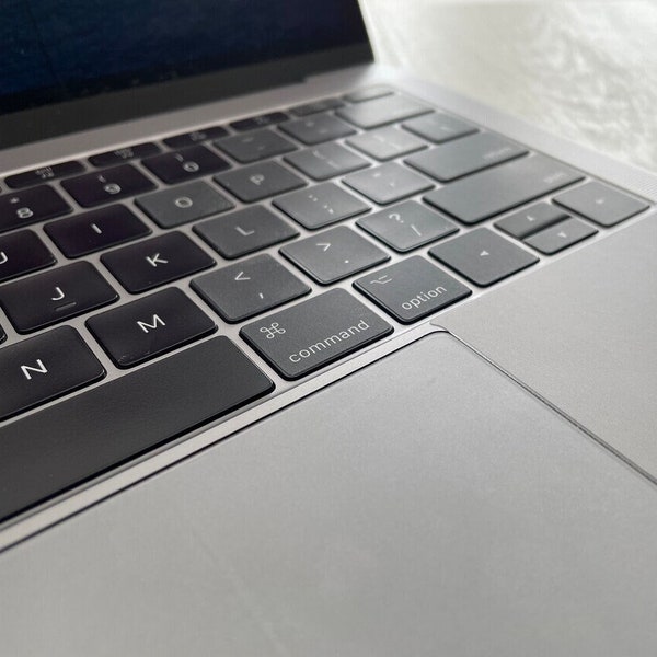 Stickers transparents pour clavier MacBook | Stickers individuels Clear Key pour clavier MacBook | Skin pour MacBook Air Key, finition mate, vinyle 3M
