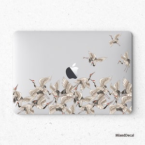 MacBook Air 13 Decal MacBook Pro Skin MacBook Retina 13 Sticker Mac Decal Mac air 13 2018 Crane Pro 15 Skin Transparent Laptop Cover