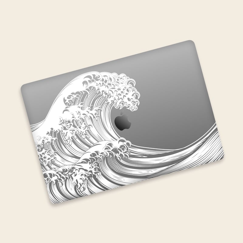 Wave Decal MacBook Air - Etsy