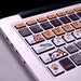 Happy Cat keyboard Stickers MacBook Air 13 Vinyl Keyboard Cover MacBook keyboard individual key Stickers MacBook Pro 16 Keyboard stickers