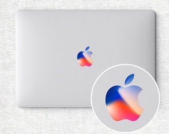 Sticker logo pomme rétro stickers macbook pro macbook air macbook pro sticker vinyles stickers macbook sticker Vinyle mac Sticker Apple Mac