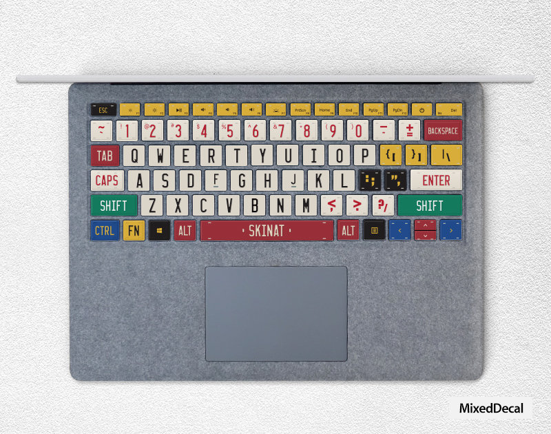 Microsoft Keyboard Label Car Light Surface Book Individual Keys Stickers Surface Pro Keyboard ...