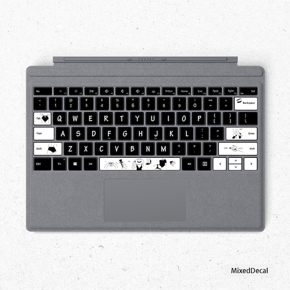 Sticker Autocollant Azerty Touches de Clavier d'Ordinateur Portable