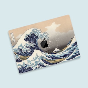 The Great Wave off Kanagaw Laptop Stickers MacBook Pro Decal Mac Air sticker Laptop Pro Retina kits Skin MacBook Pro Air Skin MacBook Pro 15