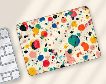 Paint Splatter Magic Trackpad Skin, Colorful Abstract Art Trackpad Decal, Artist Creative Trackpad Sticker Wrap