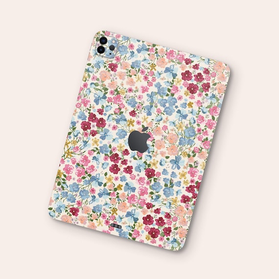 Floral Pattern iPad Protective Skin | Colorful Flowers iPad Pro Decal | Romantic Design iPad Air Cover | Charming Floral iPad Pro Wrap