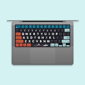 Sticker MacBook keyboard Stickers| Keyboard key's individual Stickers| MacBook Air Vinyl Key’s Skin| MacBook M1 Chip Accessories| Space Race