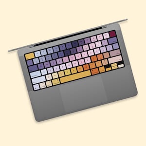 Dream of Purple MacBook Keyboard Skin , MacBook Pro Keyboard Decal,, Easy-to-Apply, 3M Adhesive,  Scratch-Resistant, Quick Apply&quot;