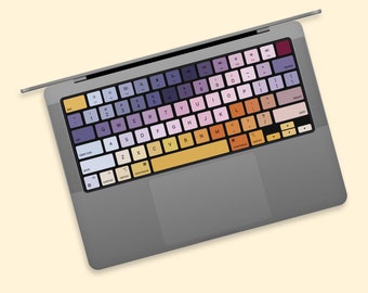 Dream of Purple MacBook Keyboard Skin , MacBook Pro Keyboard Decal,, Easy-to-Apply, 3M Adhesive,  Scratch-Resistant, Quick Apply"