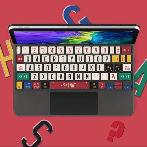 Ipad Magic Keyboard Keys Skin Ipad Pro 12.9 Ipad Pro 11 Ice Etsy