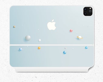 Cold Style Vinyl Skin Decal for Apple Magic Keyboard iPad Pro 12.9"  iPad Pro 11 2020 Top and Bottom Skin