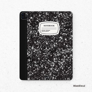 iPad 9 Apple iPad Pro 10.5 sticker decal iPad Mini 4 cover iPad Decal New iPad Pro 12.9 Cover iPad Pro Skin Black iPad Air 4 Back Sticker