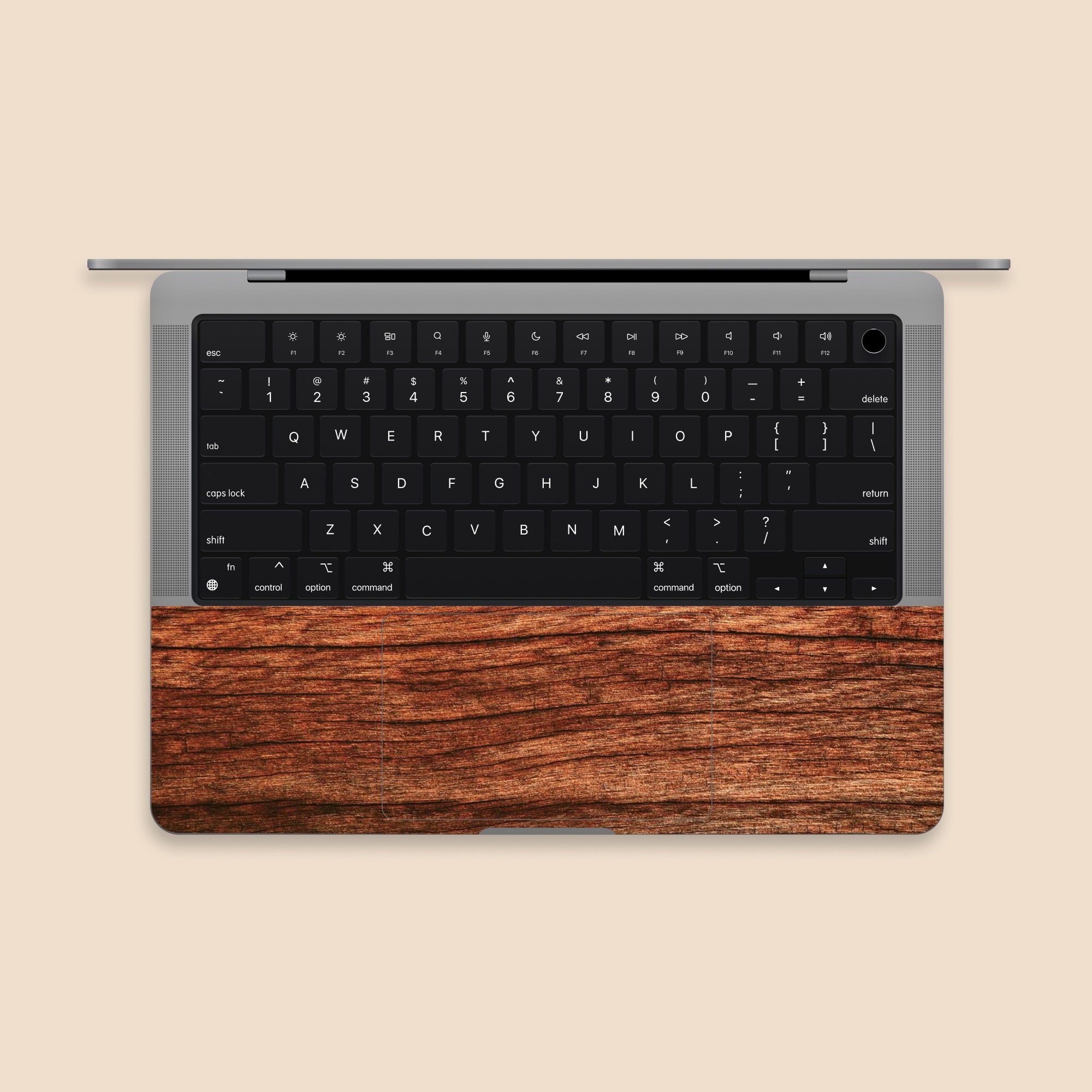 Adhesivo para reposamuñecas de MacBook de madera rústica / Adhesivo para MacBook Air con vetas vintage / Adhesivo para reposamuñecas de MacBook con tacto de madera clásica 3M / Accesorio para MacBook