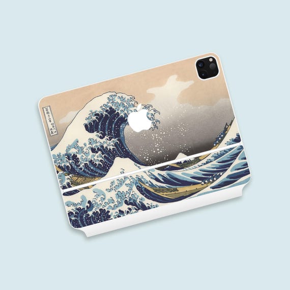 伝統的な浮世絵 iPad Magic Keyboard スキンシール | 神奈川沖浪裏
