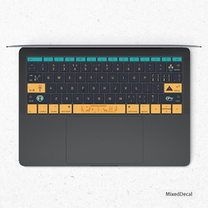 Egypt Elements MacBook keyboard Stickers| Keyboard key&#39;s individual Stickers| MacBook Air Vinyl Key’s Skin| MacBook M1 Chip Accessories