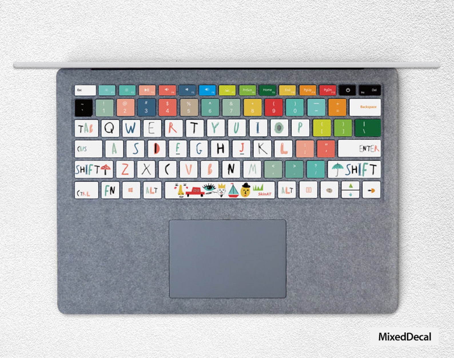 Surface Pro 7 skin SurfaceBook 2 Keyboard Stickers individual Etsy