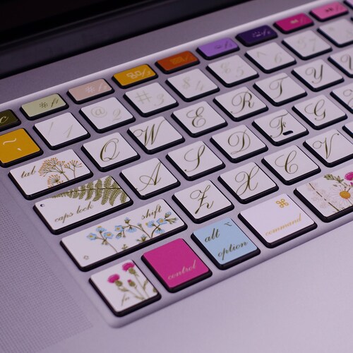Garden Keyboard Stickers Laptop MacBook Keyboard Decal MacBook Air Sticker Keyboard Skin MacBook Pro stickers MacBook Air kits Skin