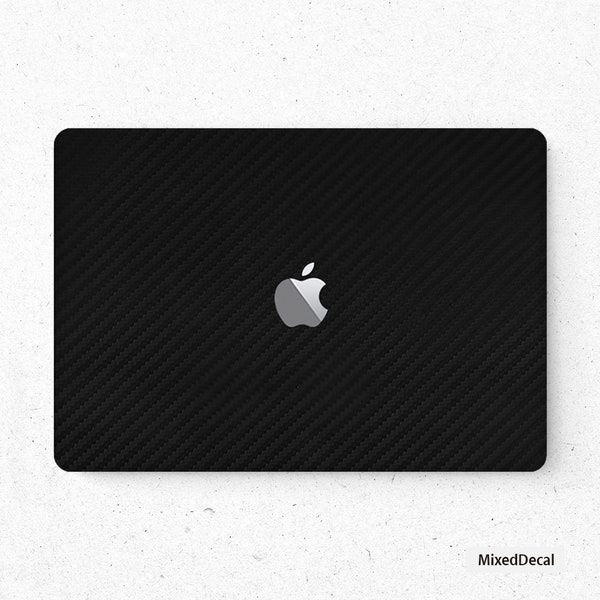 Carbon-Faser-Druck MacBook Pro Touch Skin MacBook Pro 13 Abdeckung MacBook Air Schützende Vinylhaut Anti-Kratz-Laptopoberseite und -unterseite