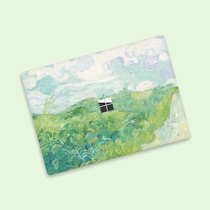 Impressionist Art Surface Laptop Studio Skin | Vibrant Countryside Surface Book Skin | Wheat field Landscape Surface Laptop Go Skin, Cover