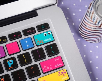 MacBookキーボードステッカーデカールビニールAirラップトップスキン