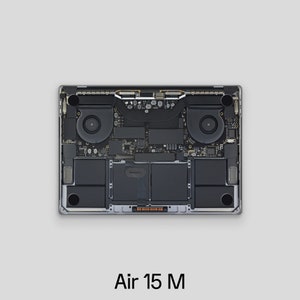 Teardown Perspective MacBook Skin, Disassembly Perspective MacBook Skin, fit MChip MacBook, Sleek Protection, Easy Apply