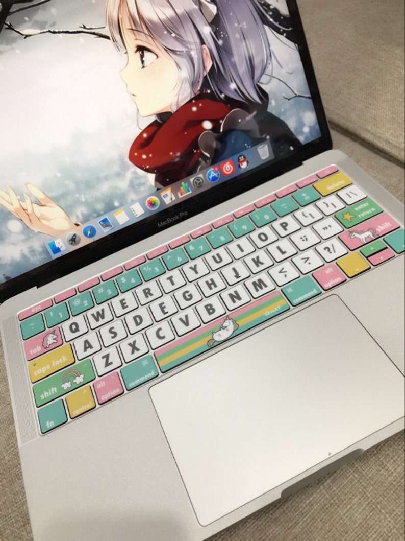 MacBook Air Decal Sticker MacBook Pro Decal Keyboard Cover Unicorn ...