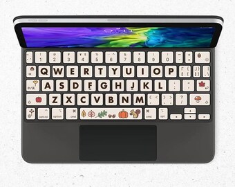 IPad Magic Keyboard Keys Skin iPad Pro 12.9 iPad Pro 11 Autum Icon