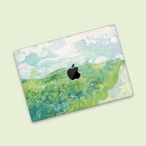 Wheatfield Impression MacBook Air Skin, Aesthetic Protection MacBook Skin, Art Gallery Laptop Decal, Canvas Breeze Decal, Artistic Elegance