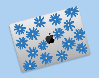 Décalcomanie transparente bleu frais pour MacBook, Skin MacBook 14, Couleur transparente, Skin pour MacBook Pro, Adhésif 3 M, Ultra-mince, Sans résidu, Protection de surface