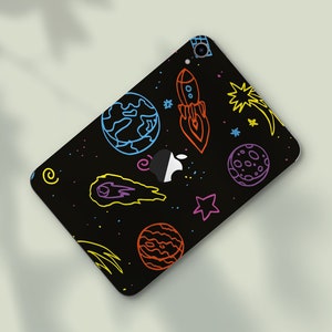 Outer Space iPad Skin iPad Pro 12.9 Decal iPad Air 4 Back Skin iPad Back Decal iPad 9 Skin iPad mini 6 Back Skin