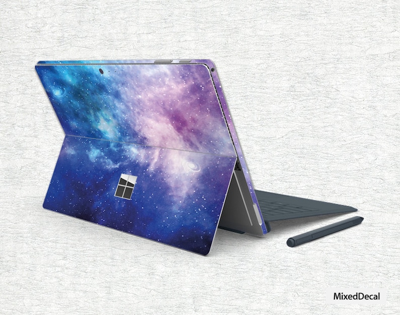 Surface Pro 6 decal sticker Microsoft New Surface Pro sticker Laptop back cover skin Galaxy surface Pro 4 decal sticker